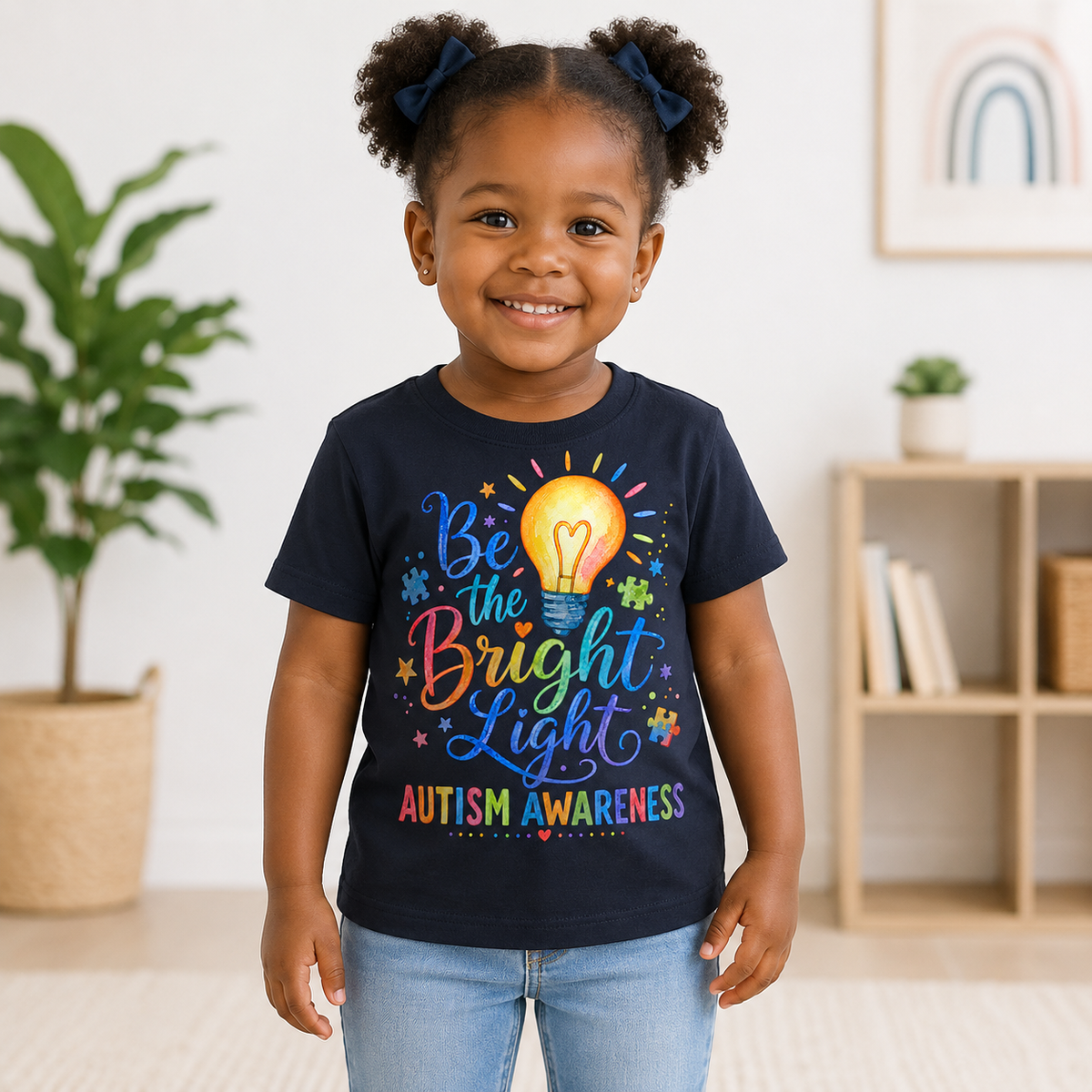 Toddler Tee — "Be the Bright Light"