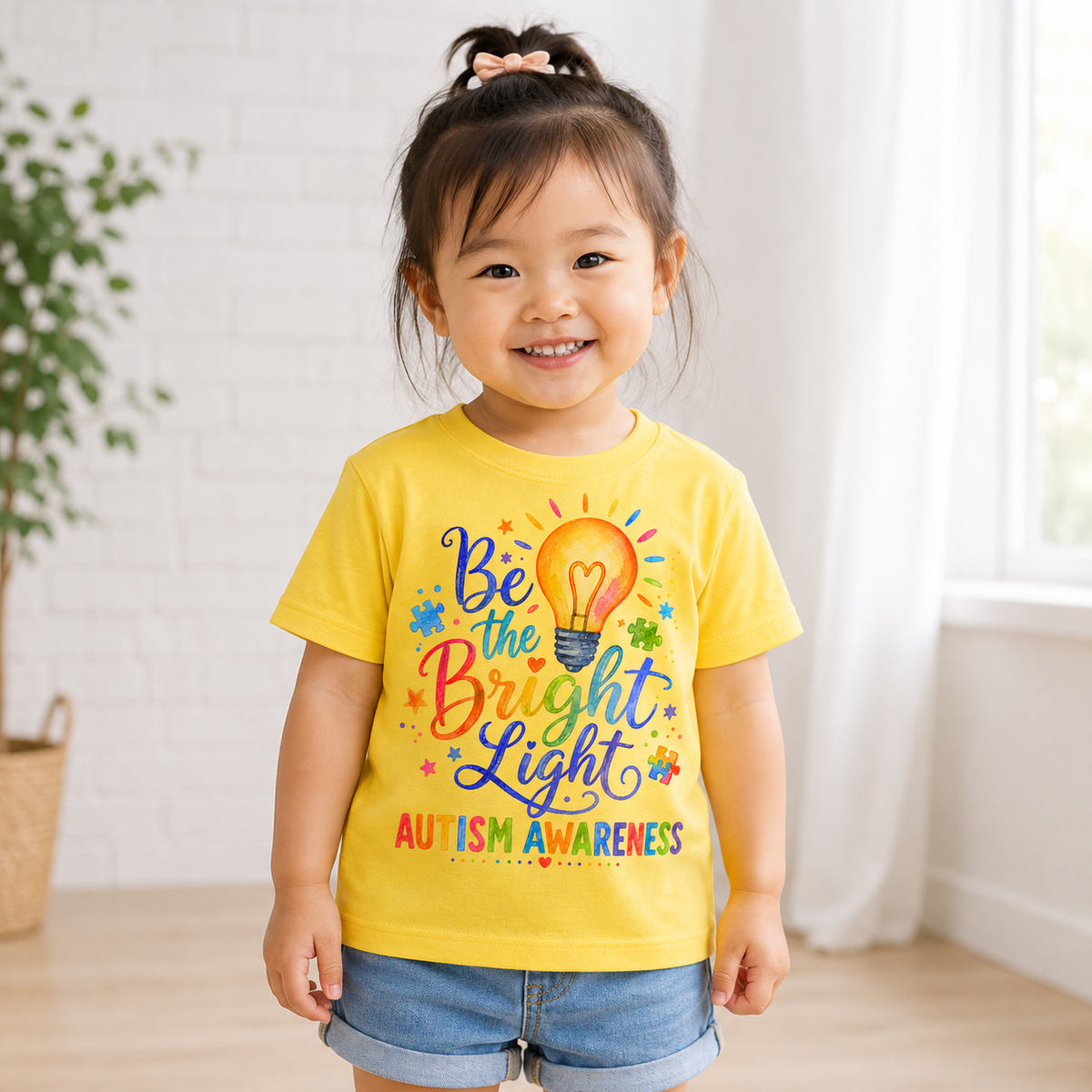 Toddler Tee — "Be the Bright Light"