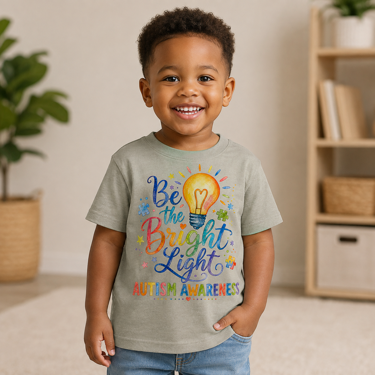 Toddler Tee — "Be the Bright Light"