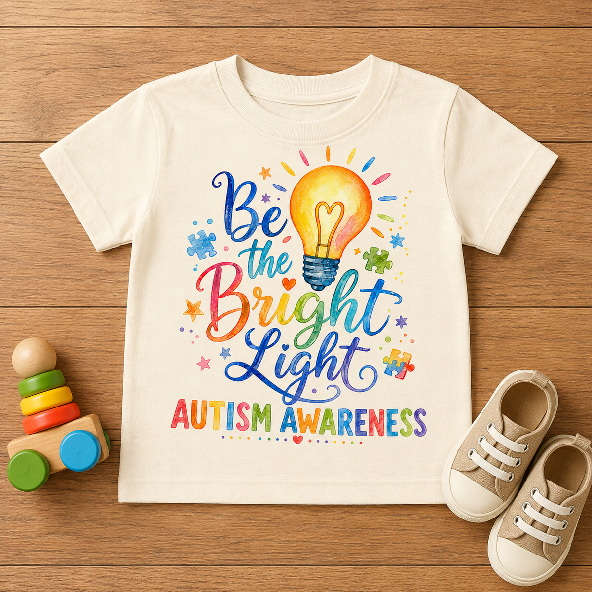 Toddler Tee — "Be the Bright Light"
