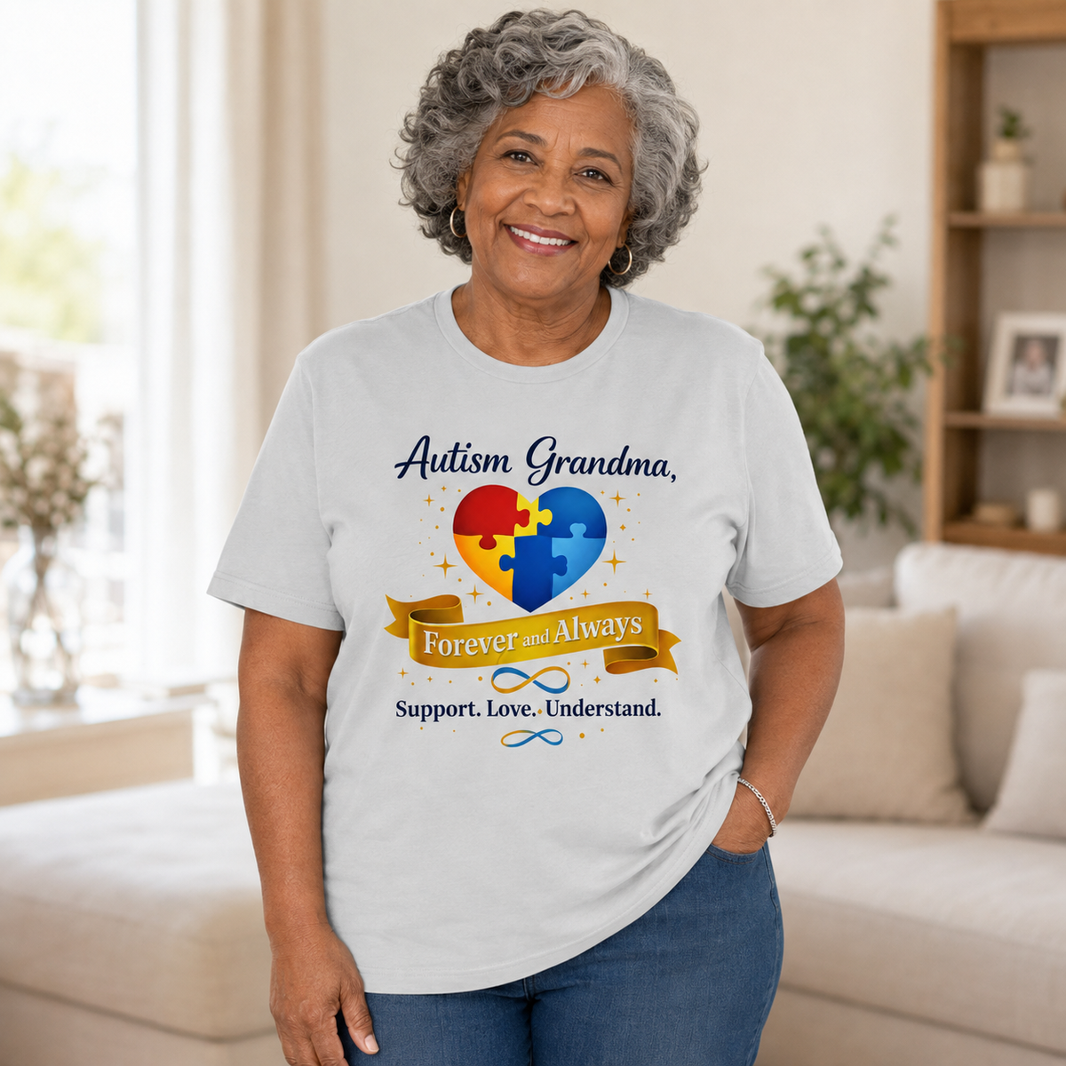 Autism Grandma — Women Autism Shirt