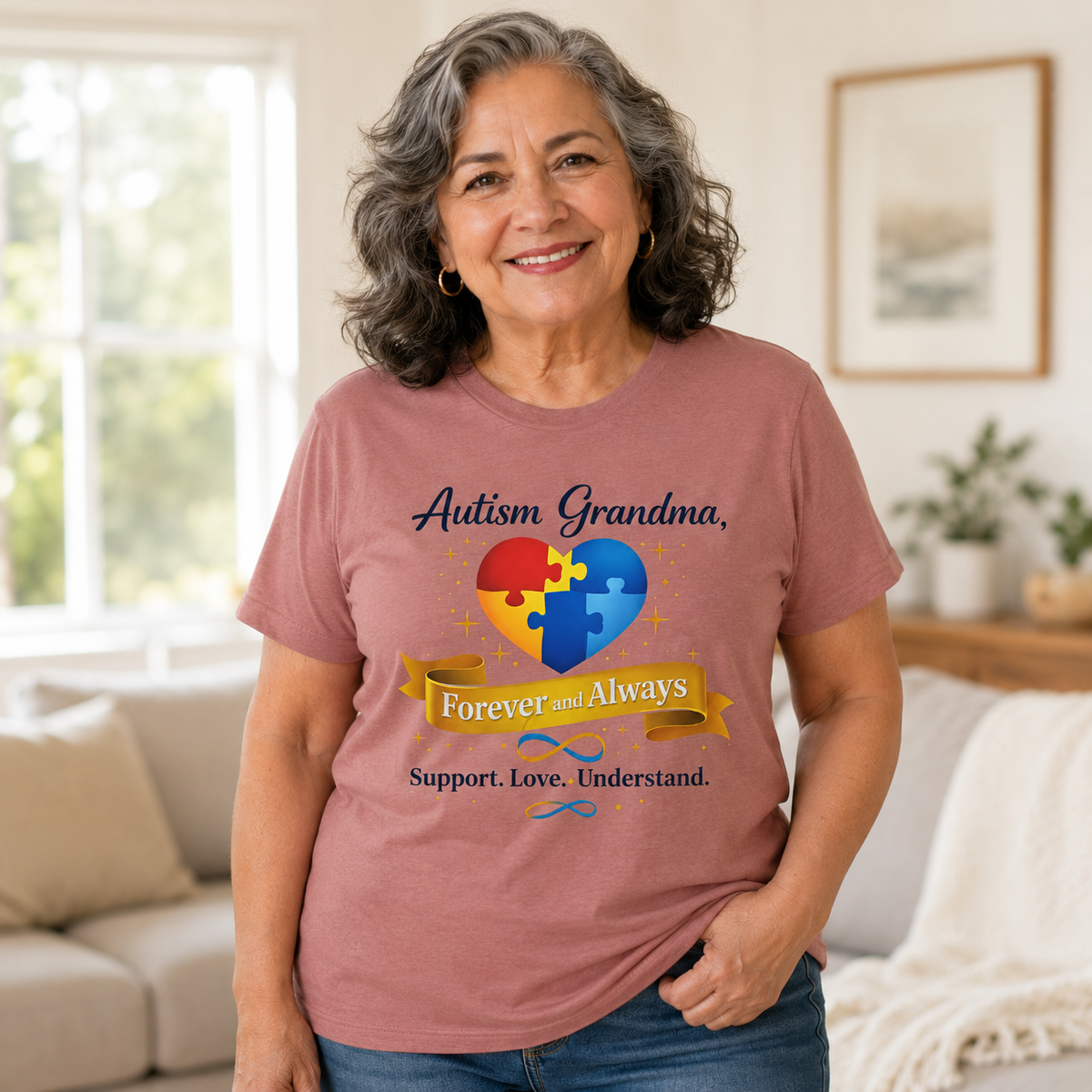 Autism Grandma — Women Autism Shirt