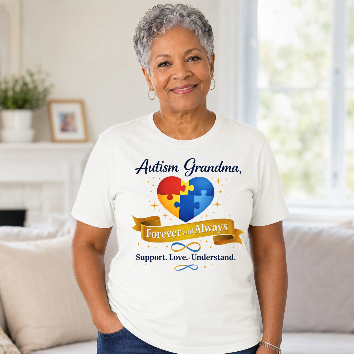 Autism Grandma — Women Autism Shirt