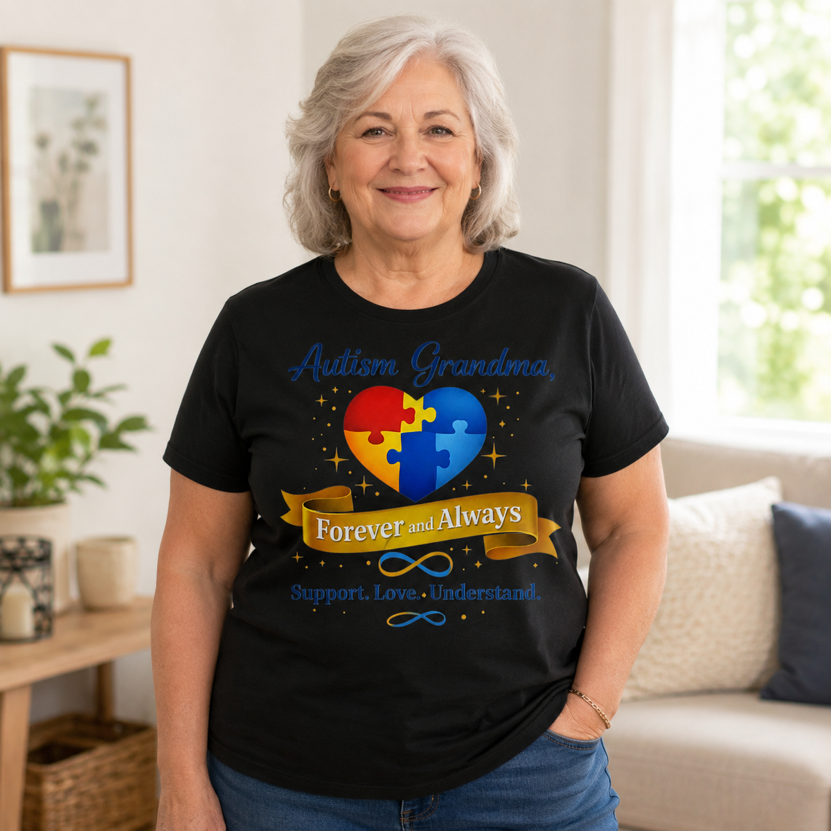 Autism Grandma — Women Autism Shirt