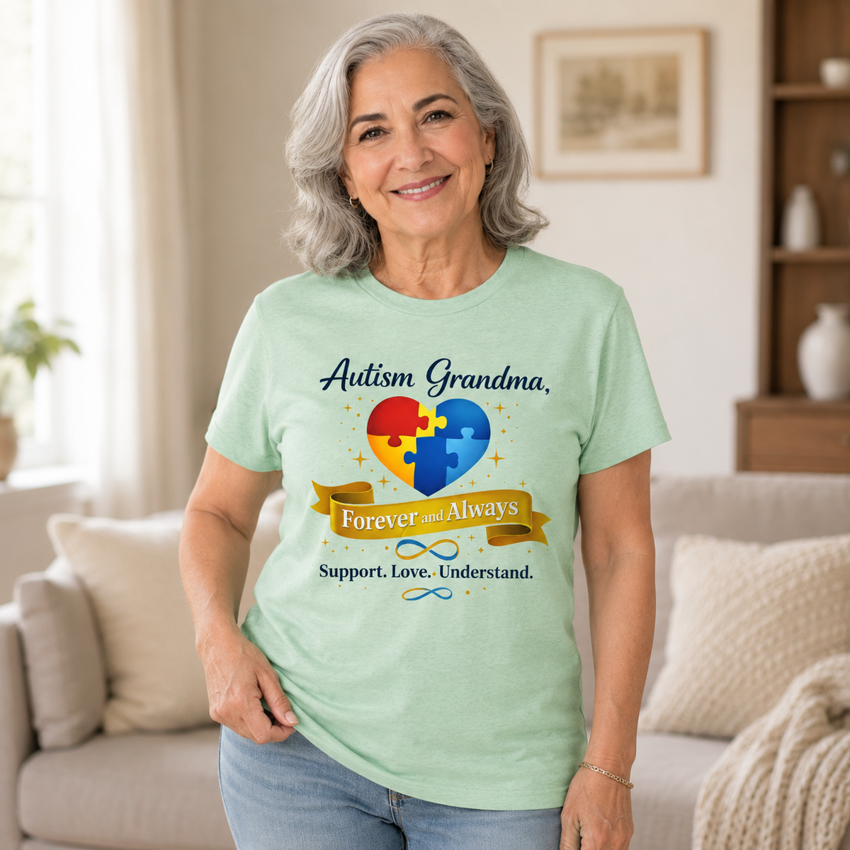 Autism Grandma — Women Autism Shirt
