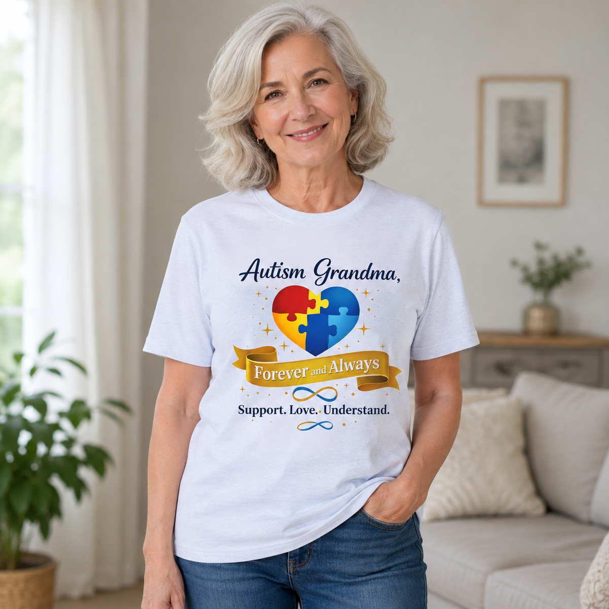 Autism Grandma — Women Autism Shirt
