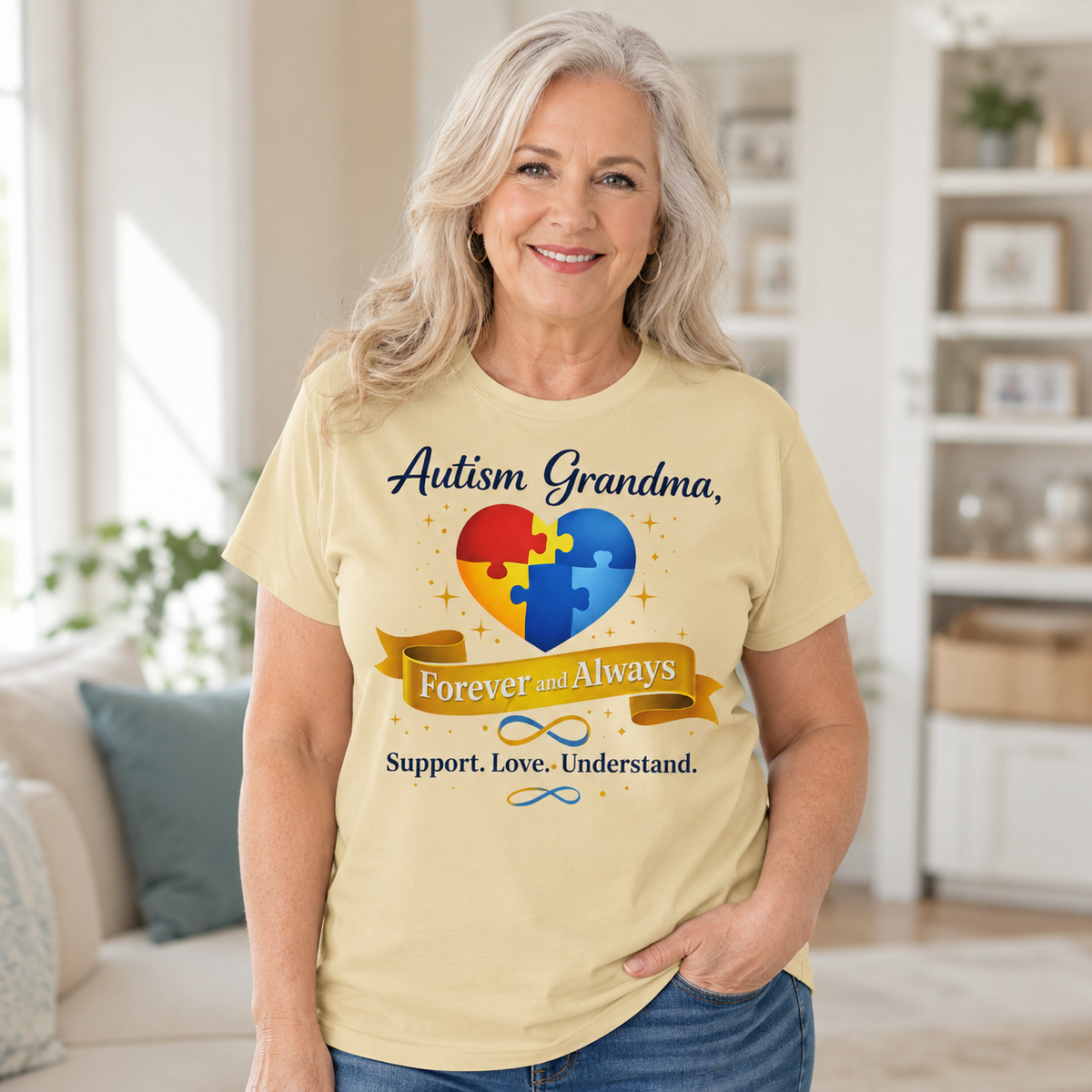 Autism Grandma — Women Autism Shirt