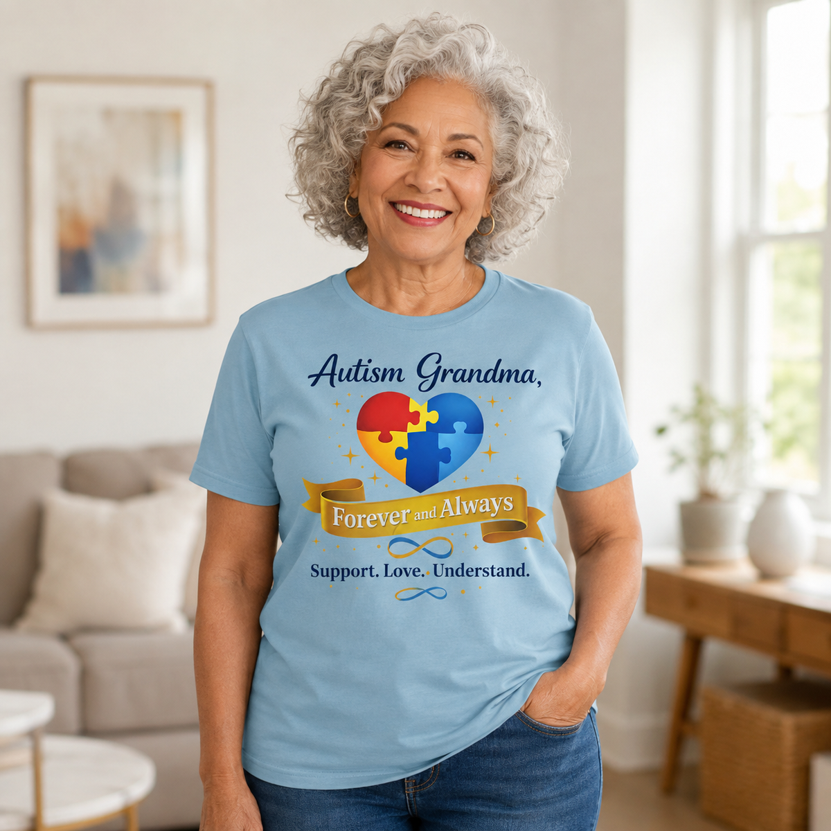 Autism Grandma — Women Autism Shirt