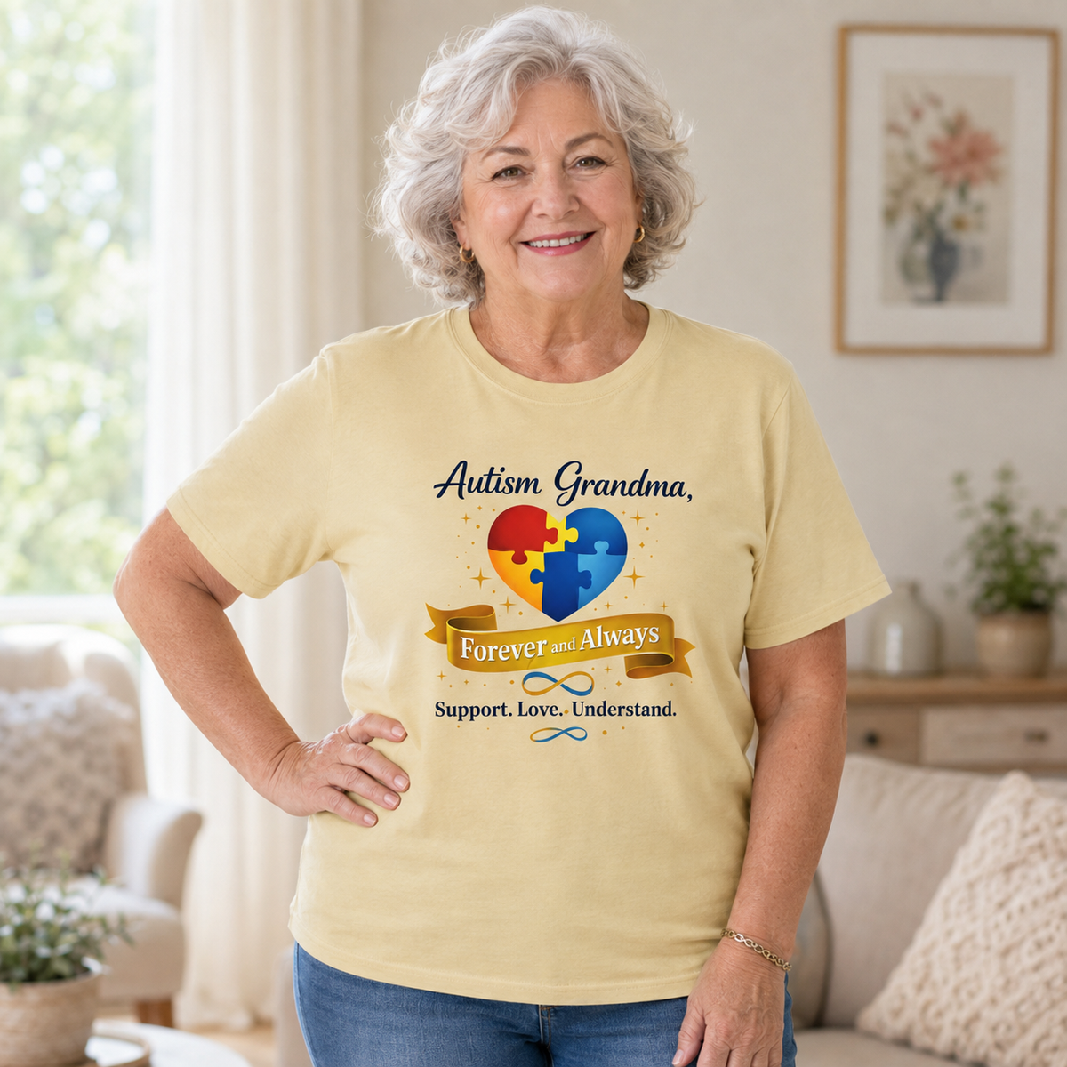 Autism Grandma — Women Autism Shirt