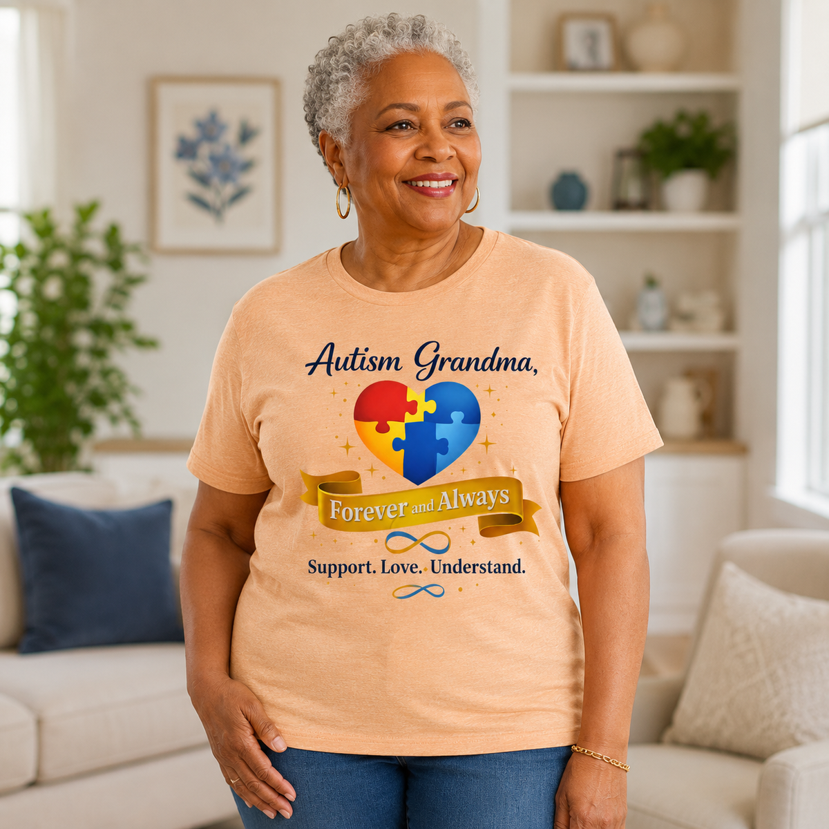 Autism Grandma — Women Autism Shirt