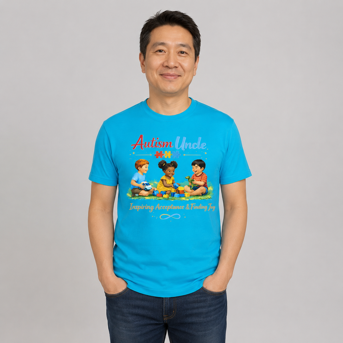 Autism Uncle — Men Autism Shirt