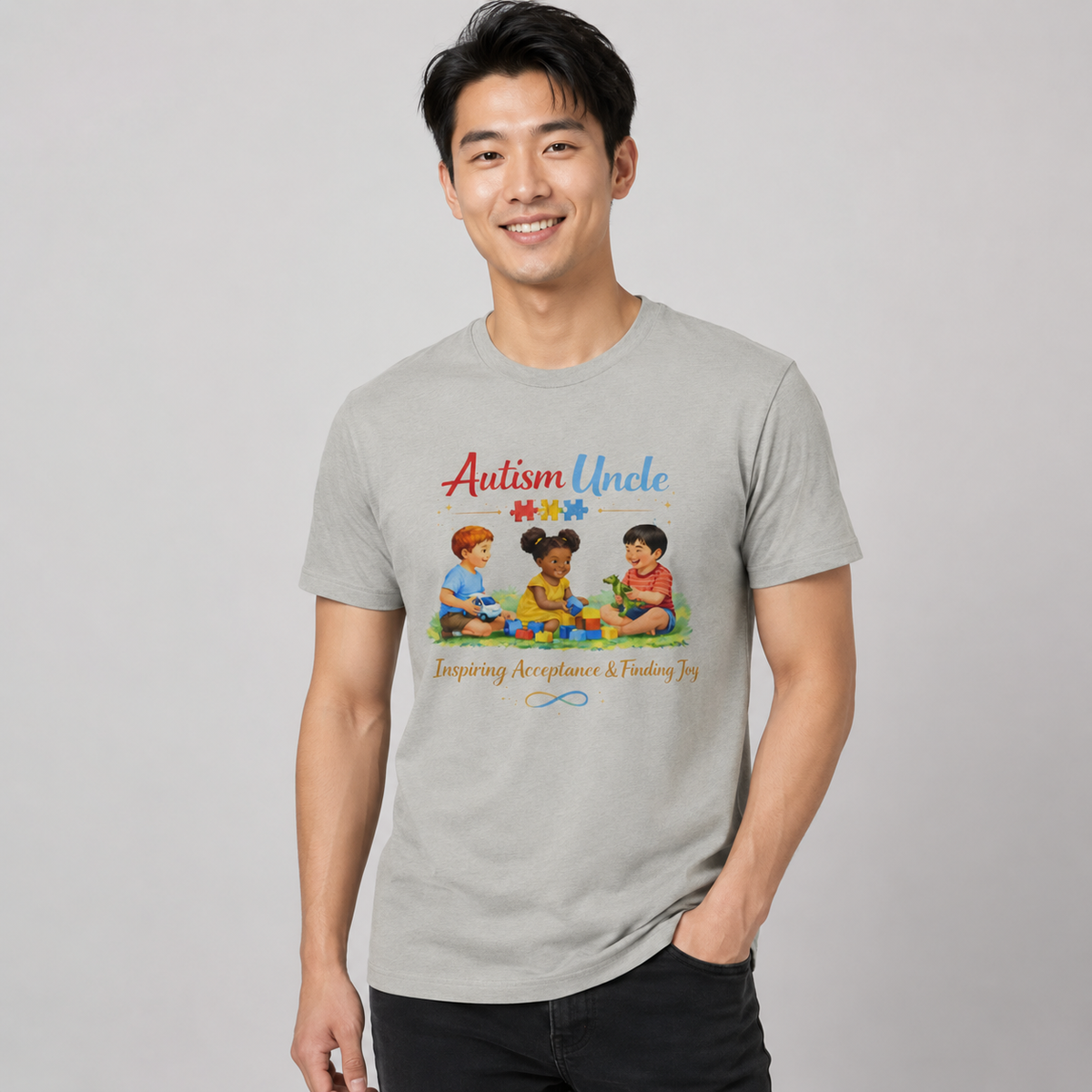 Autism Uncle — Men Autism Shirt