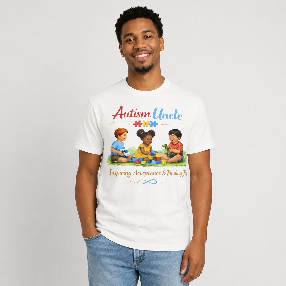 Autism Uncle — Men Autism Shirt