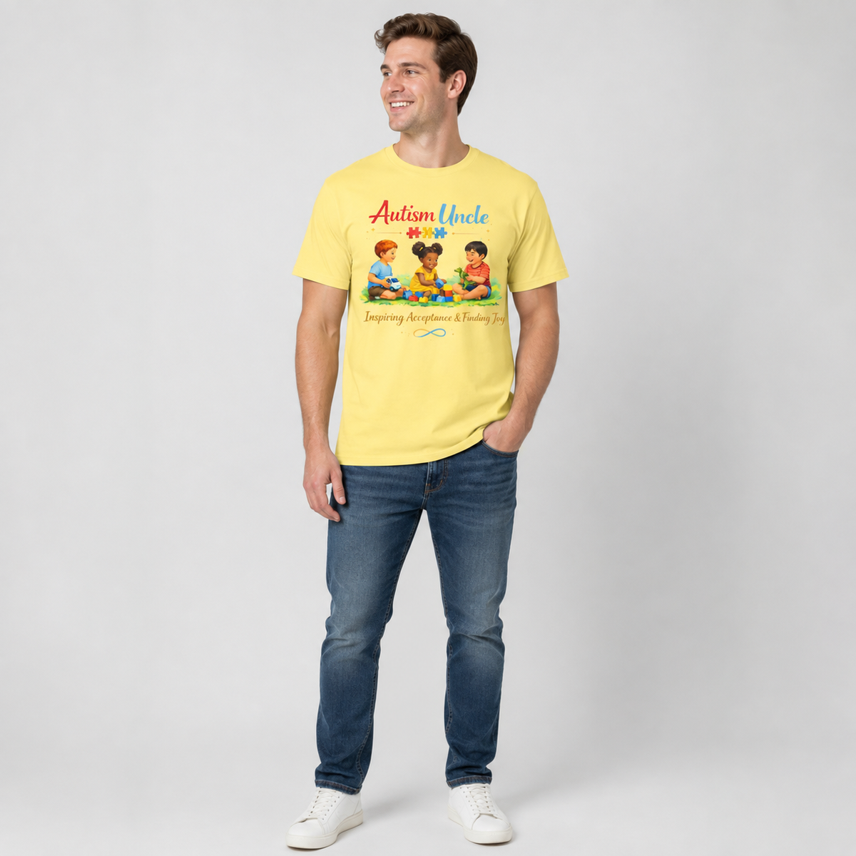 Autism Uncle — Men Autism Shirt