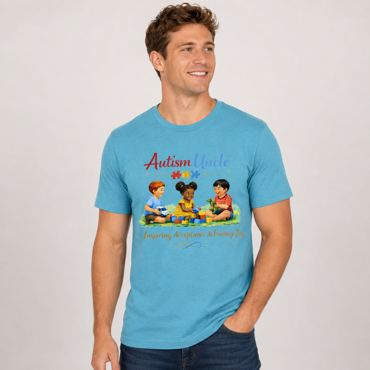 Autism Uncle — Men Autism Shirt