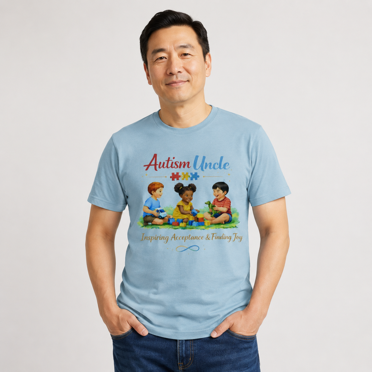 Autism Uncle — Men Autism Shirt