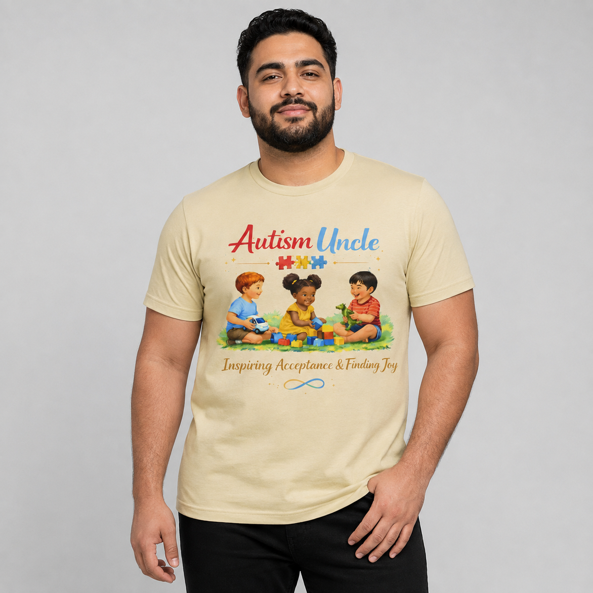 Autism Uncle — Men Autism Shirt
