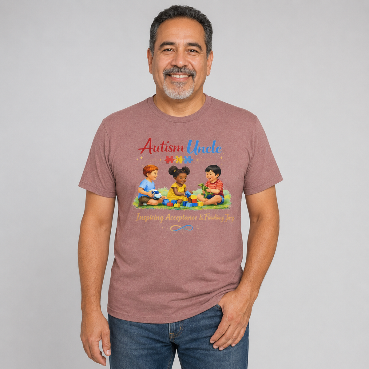 Autism Uncle — Men Autism Shirt