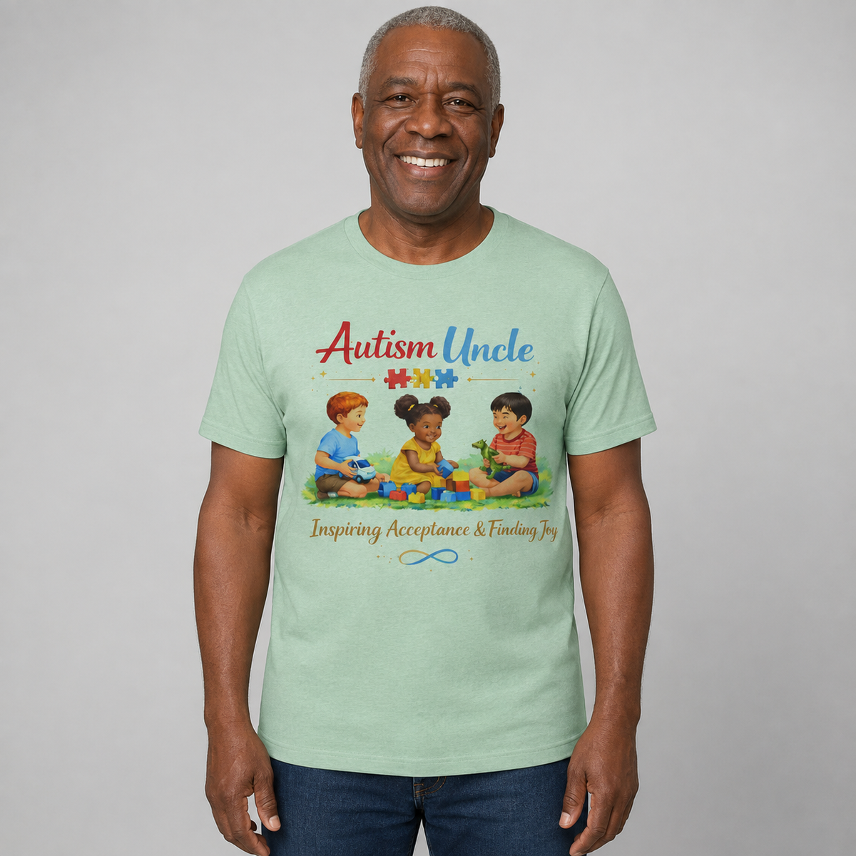 Autism Uncle — Men Autism Shirt
