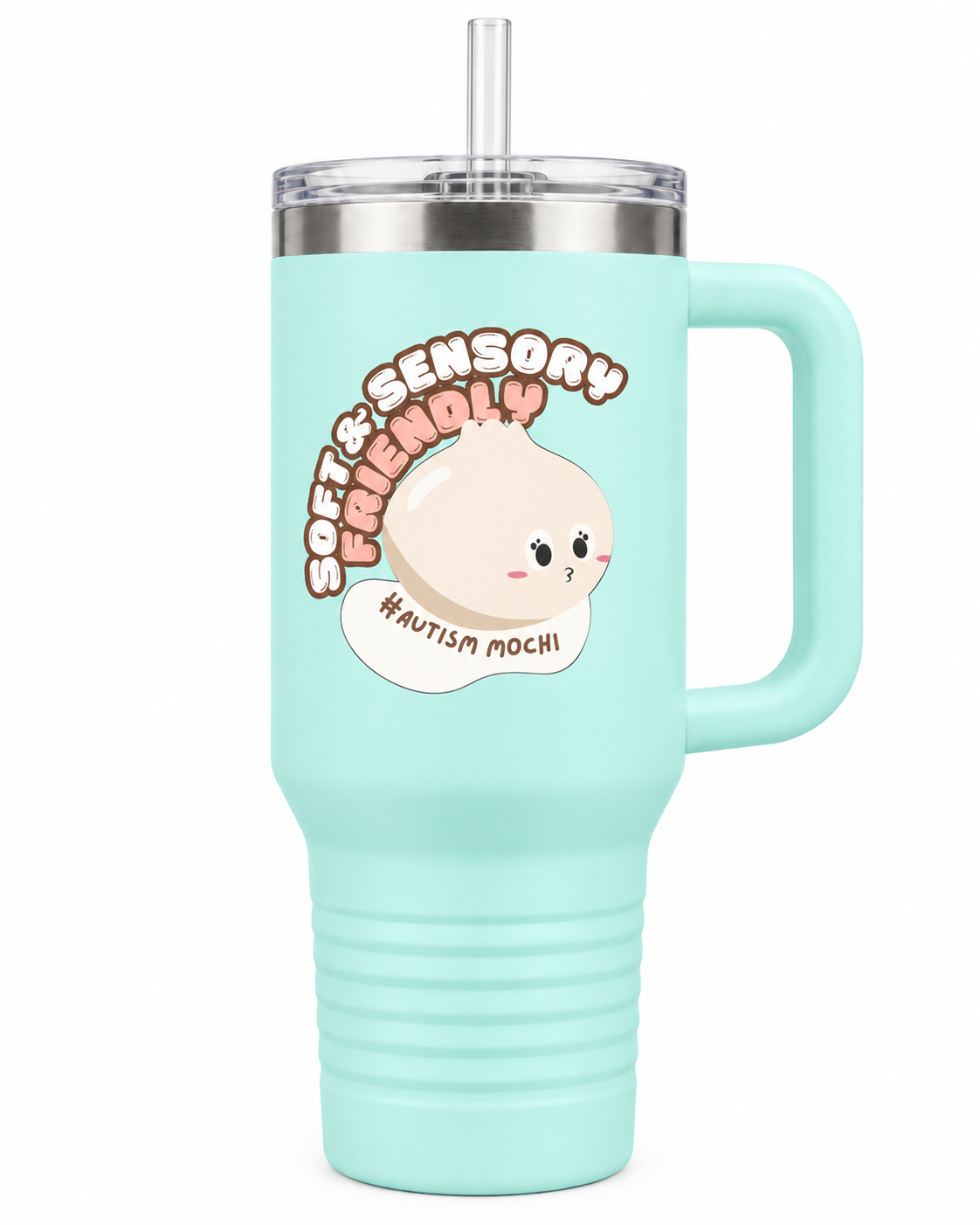 “Soft & Sensory Friendly” — Autism Support 40oz Insulated Travel Mug