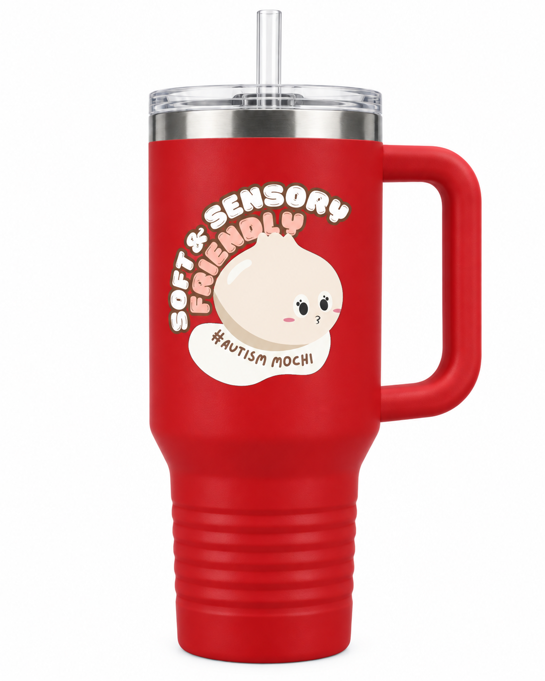 “Soft & Sensory Friendly” — Autism Support 40oz Insulated Travel Mug