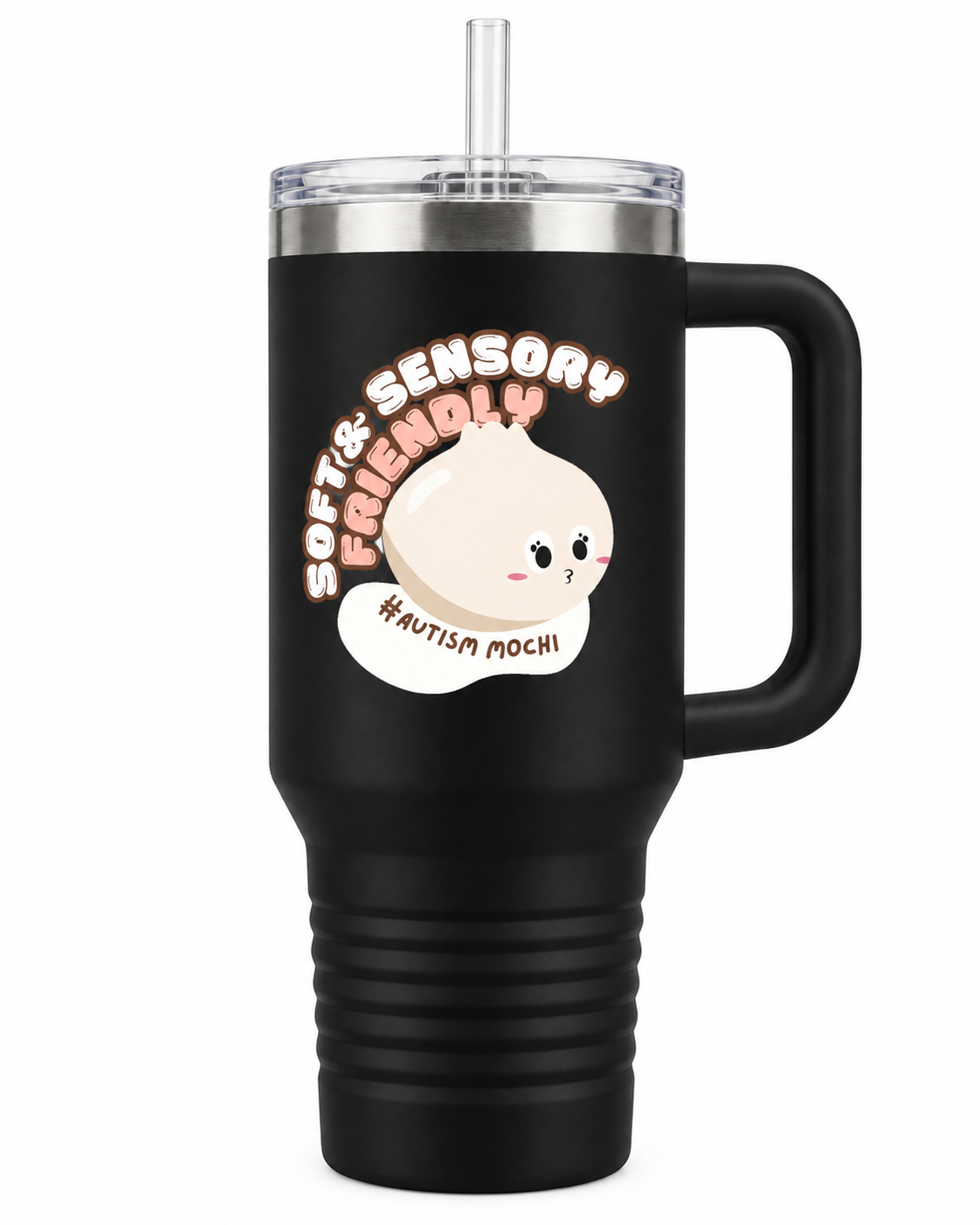 “Soft & Sensory Friendly” — Autism Support 40oz Insulated Travel Mug