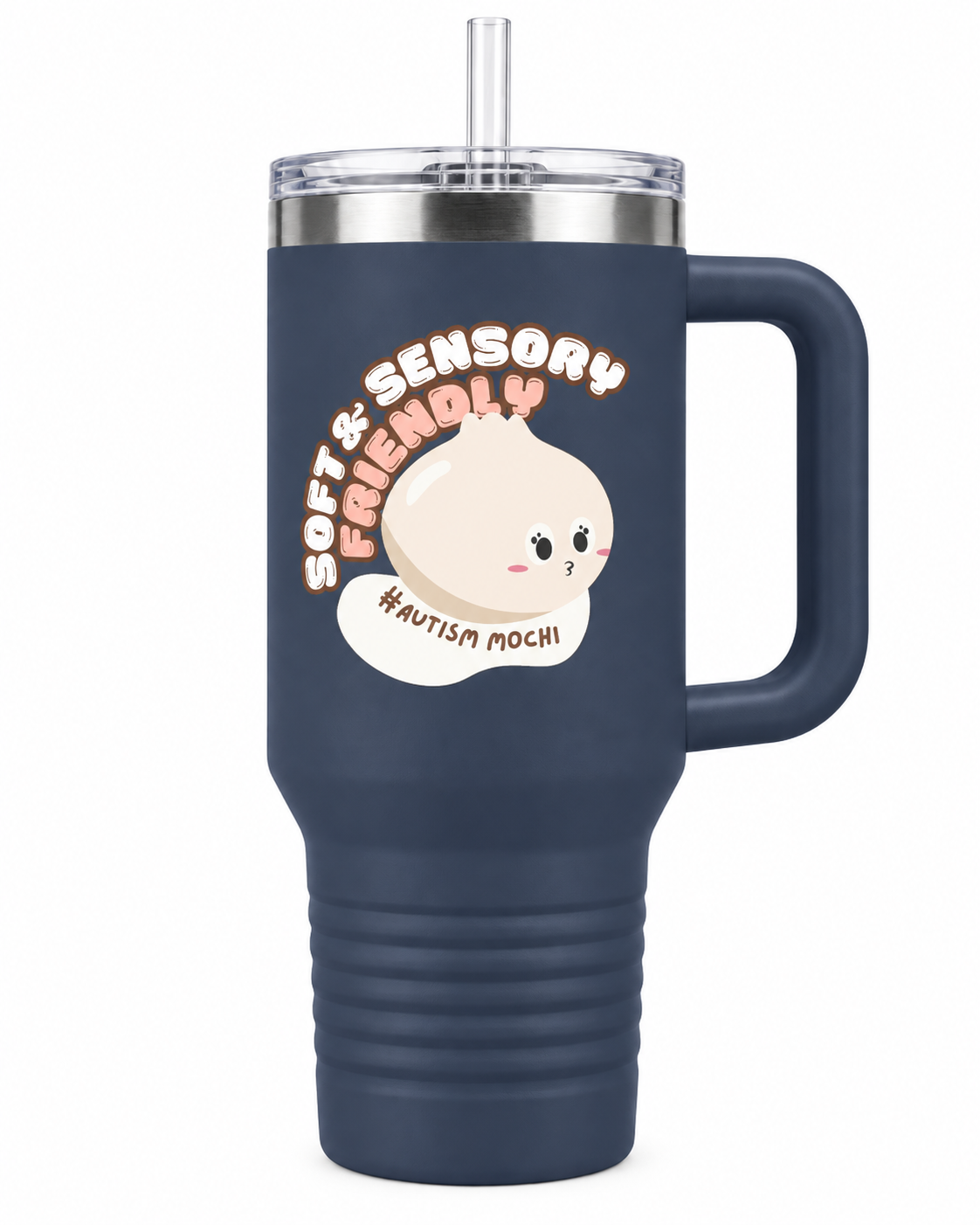 “Soft & Sensory Friendly” — Autism Support 40oz Insulated Travel Mug