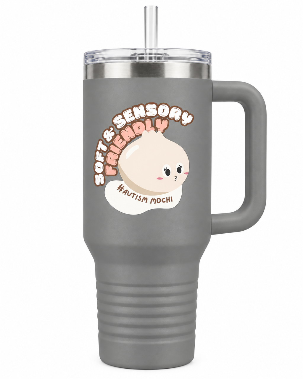 “Soft & Sensory Friendly” — Autism Support 40oz Insulated Travel Mug