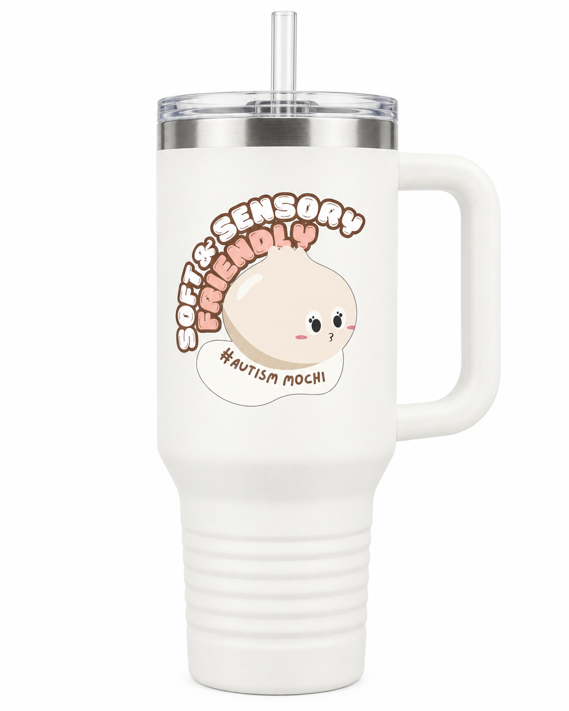 “Soft & Sensory Friendly” — Autism Support 40oz Insulated Travel Mug
