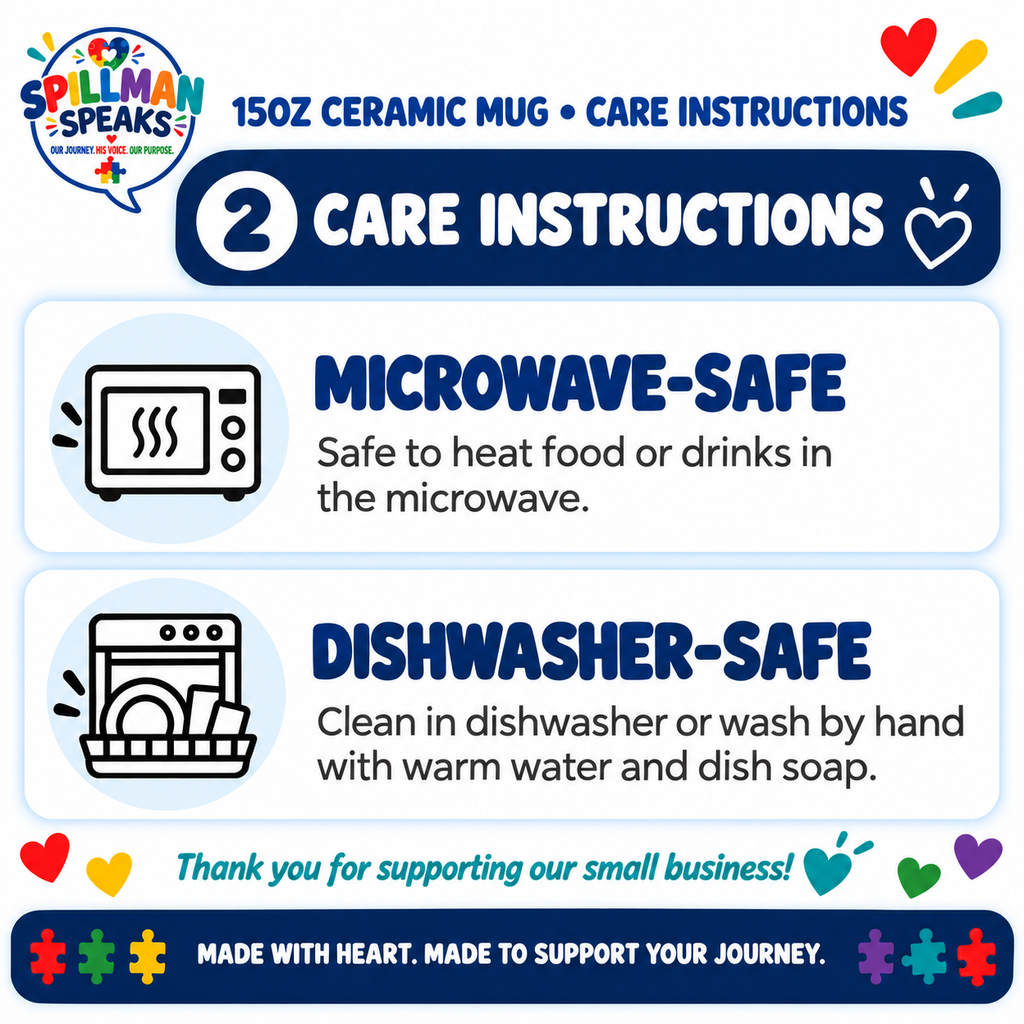 Autism Acceptance Rainbow Mug — 15oz Black Ceramic