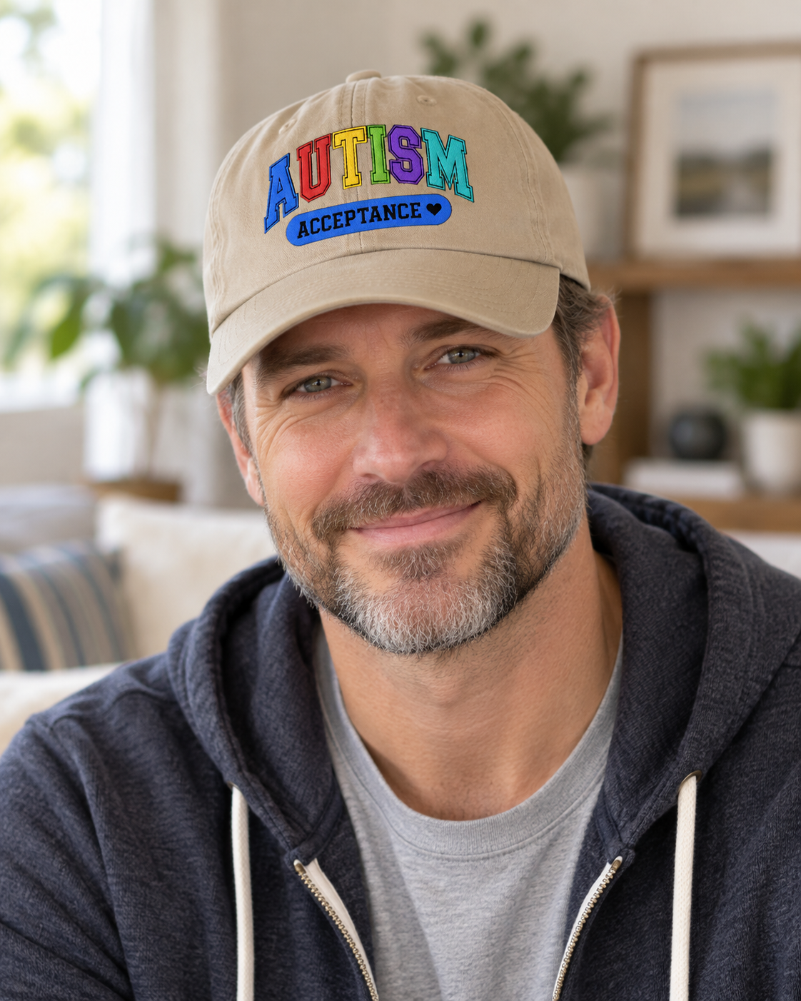 Colorful Autism Acceptance Hat (Acceptance Matters) — Dad Cap