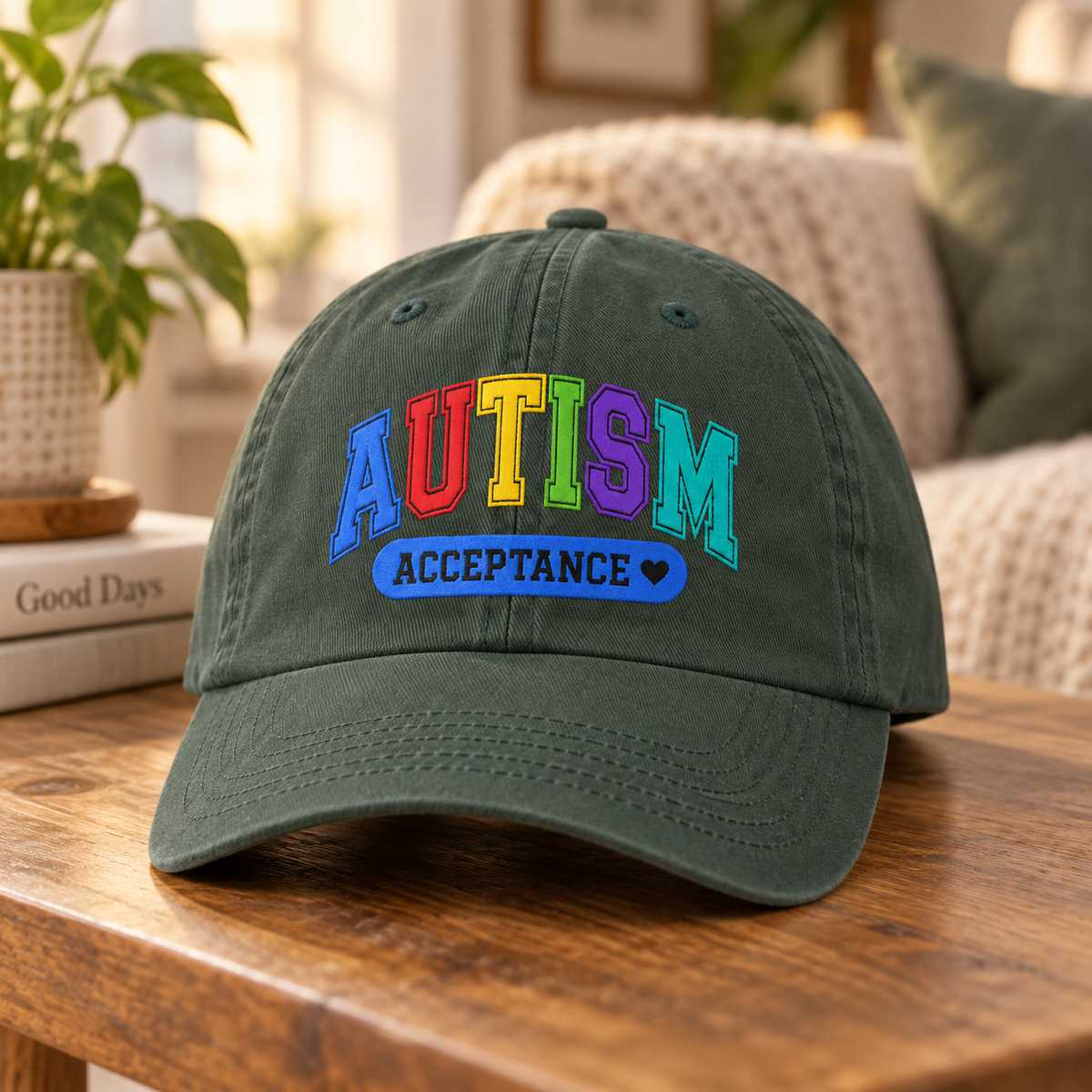 Colorful Autism Acceptance Hat (Acceptance Matters) — Dad Cap