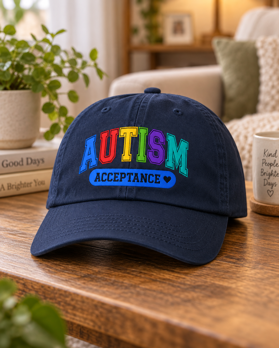 Colorful Autism Acceptance Hat (Acceptance Matters) — Dad Cap