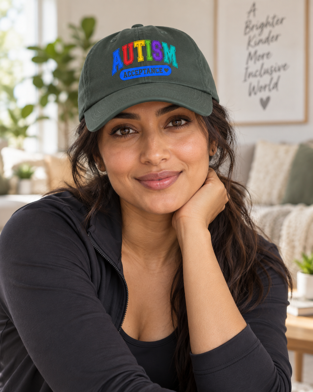 Colorful Autism Acceptance Hat (Acceptance Matters) — Dad Cap