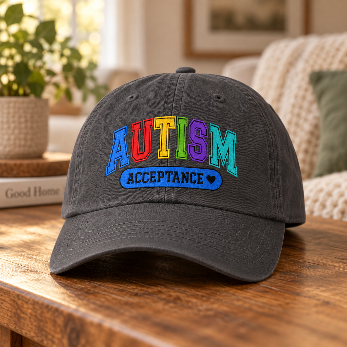Colorful Autism Acceptance Hat (Acceptance Matters) — Dad Cap