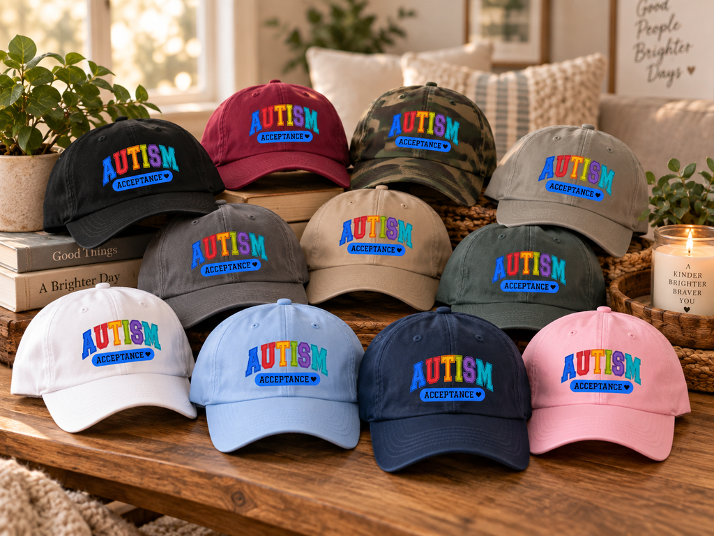 Colorful Autism Acceptance Hat (Acceptance Matters) — Dad Cap