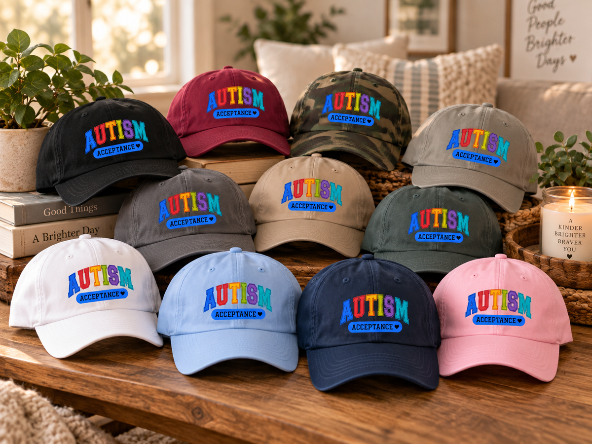 Colorful Autism Acceptance Hat (Acceptance Matters) — Dad Cap