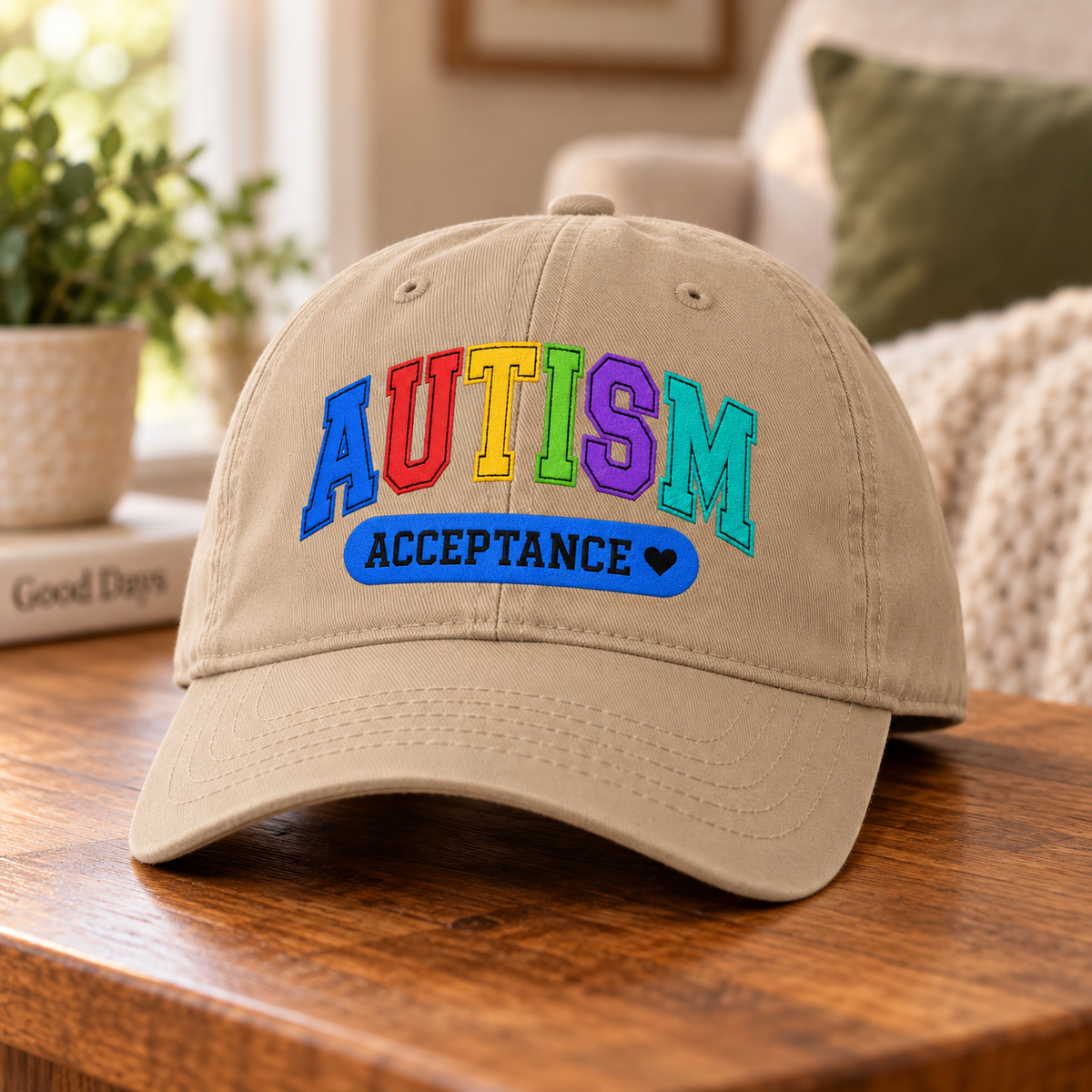 Colorful Autism Acceptance Hat (Acceptance Matters) — Dad Cap