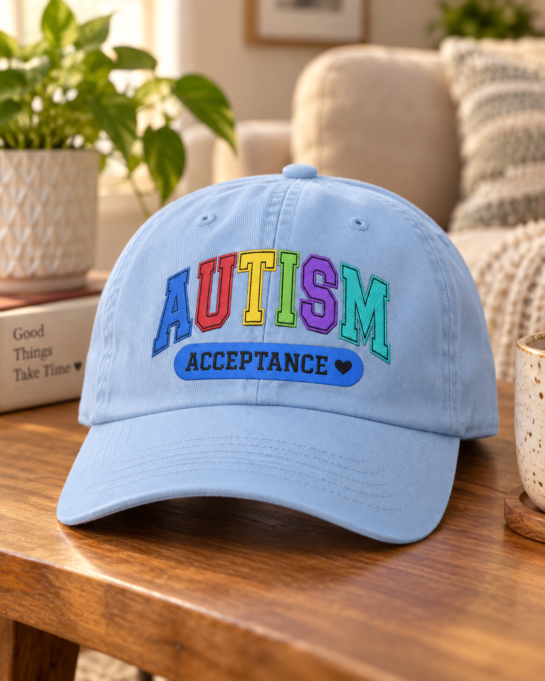 Colorful Autism Acceptance Hat (Acceptance Matters) — Dad Cap