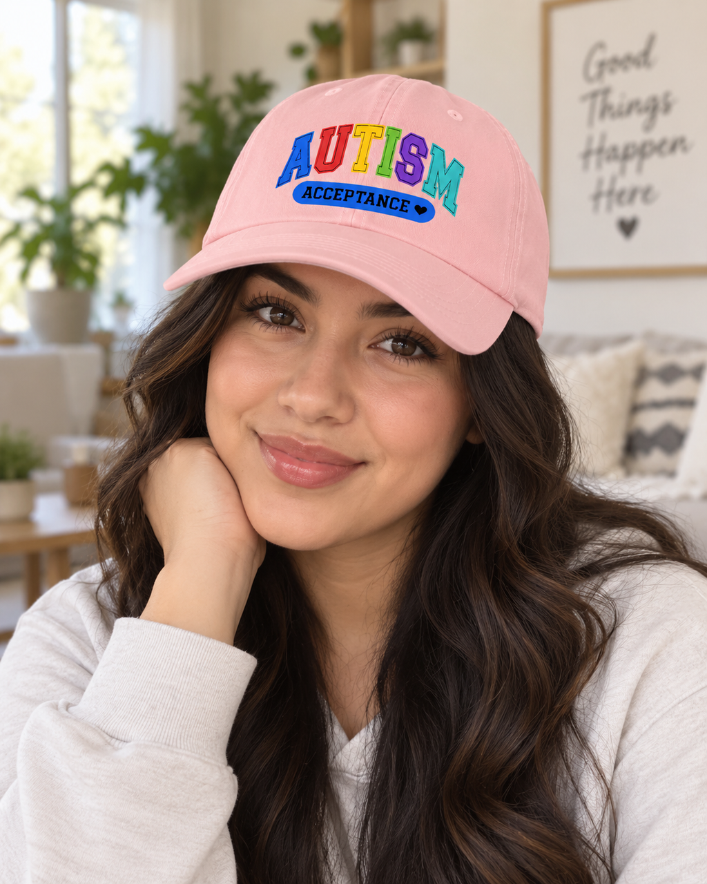 Colorful Autism Acceptance Hat (Acceptance Matters) — Dad Cap