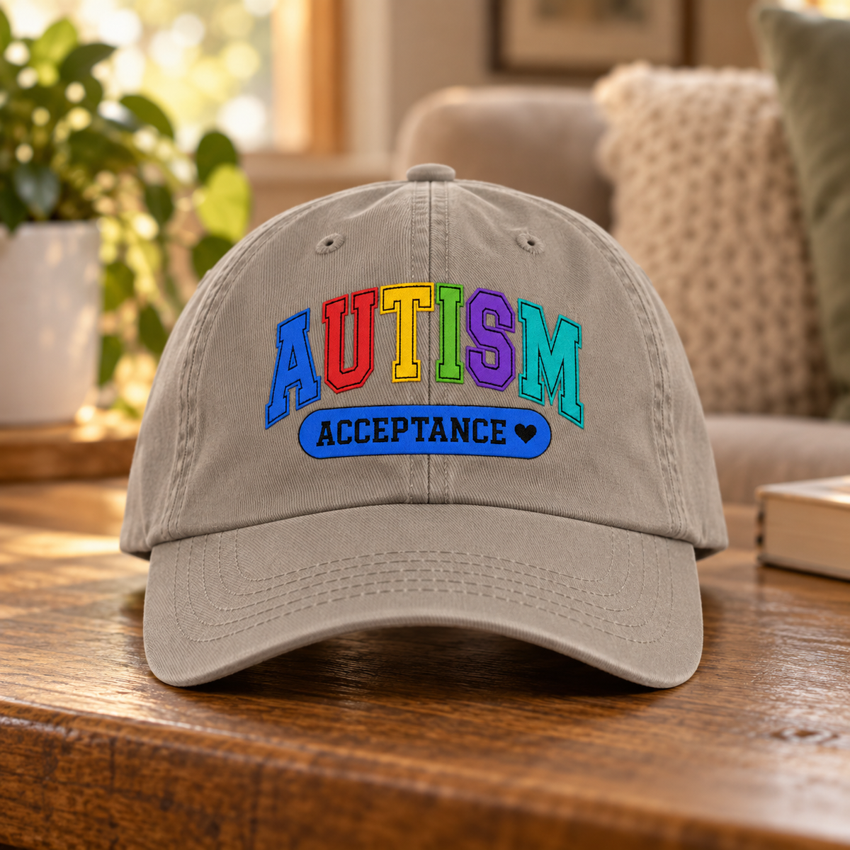 Colorful Autism Acceptance Hat (Acceptance Matters) — Dad Cap
