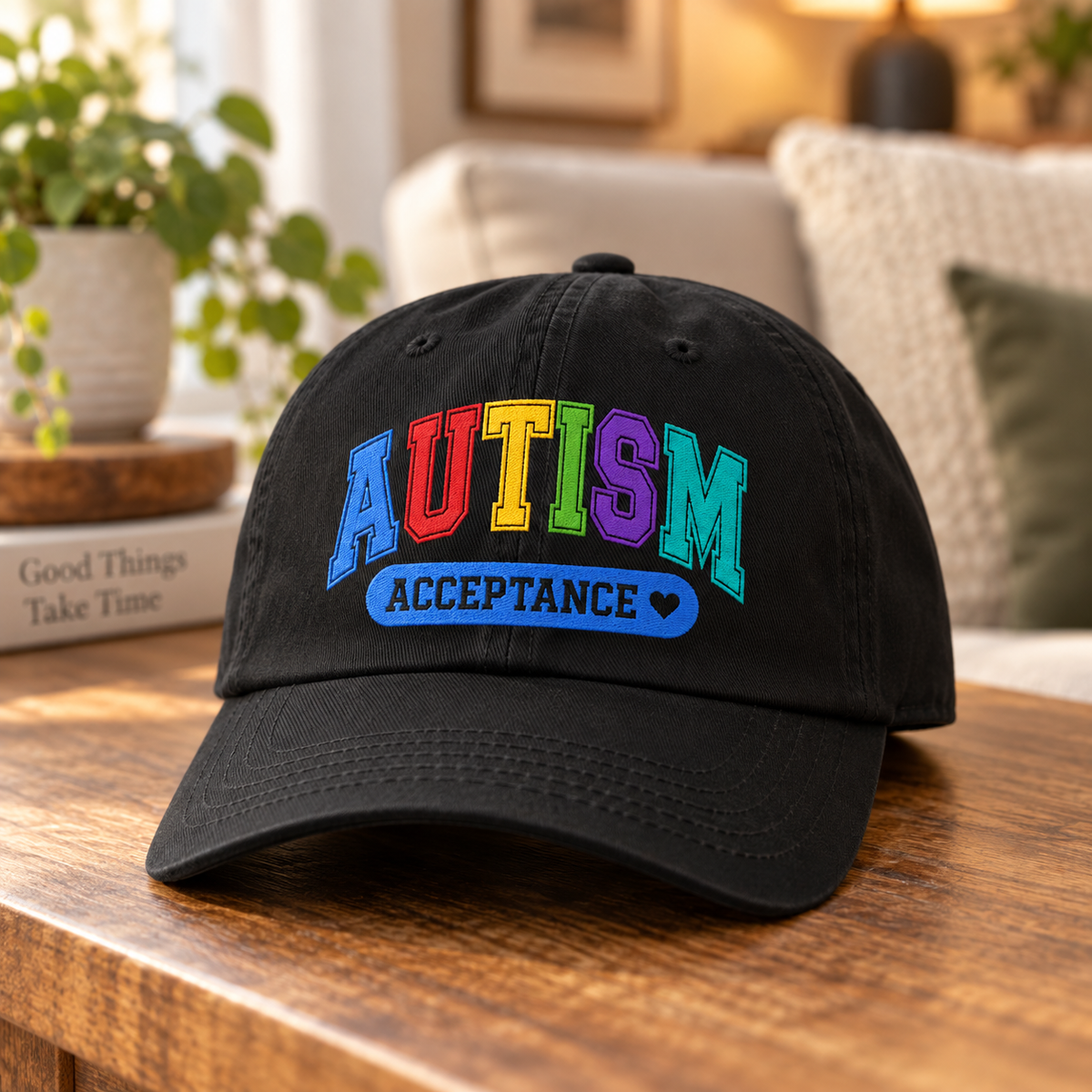 Colorful Autism Acceptance Hat (Acceptance Matters) — Dad Cap