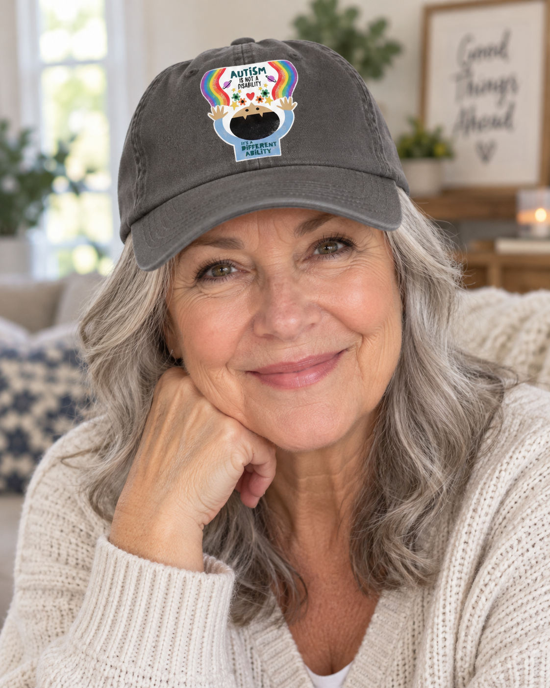 Different Ability Autism Acceptance Hat (Autism Is Not a Disability) — Dad Cap