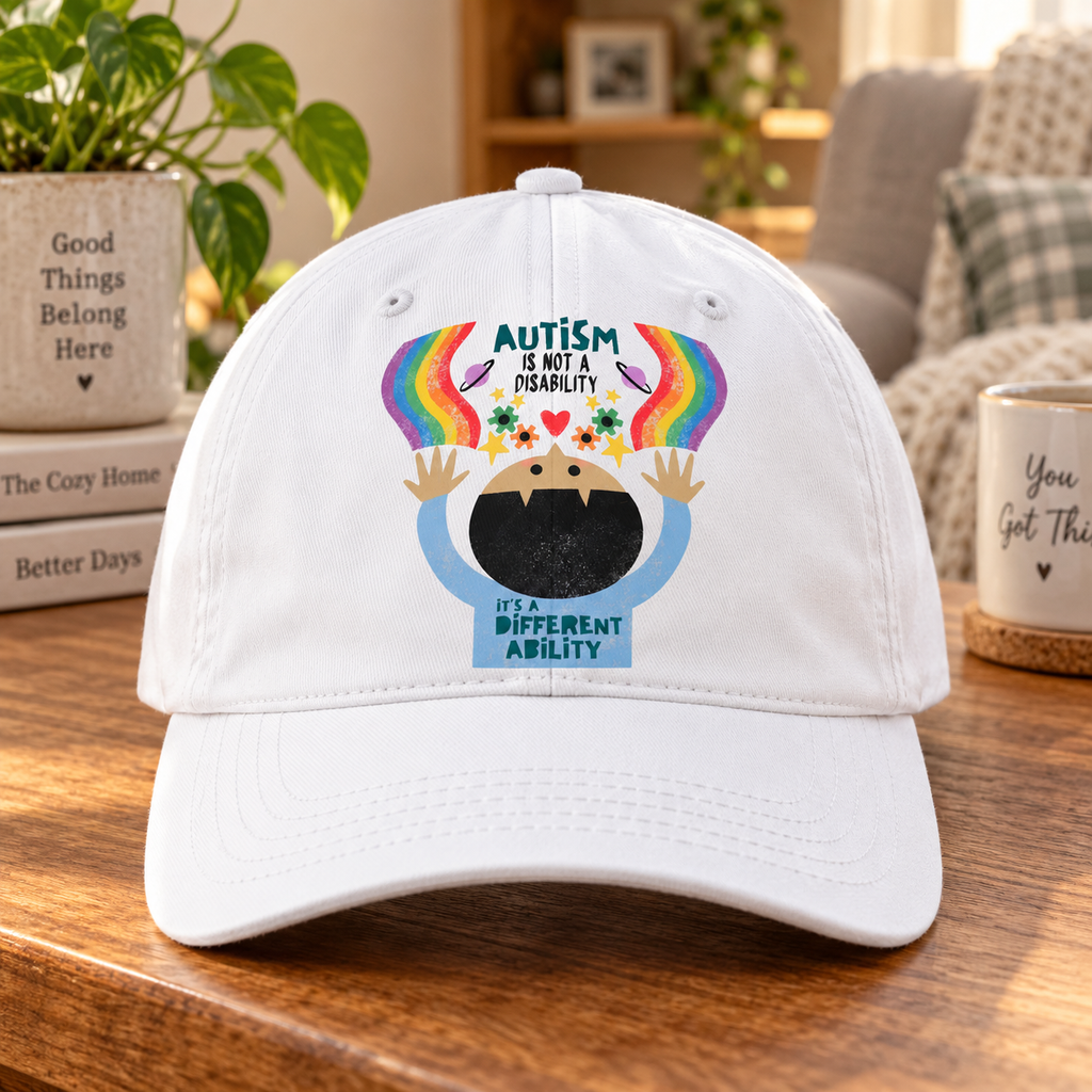 Different Ability Autism Acceptance Hat (Autism Is Not a Disability) — Dad Cap