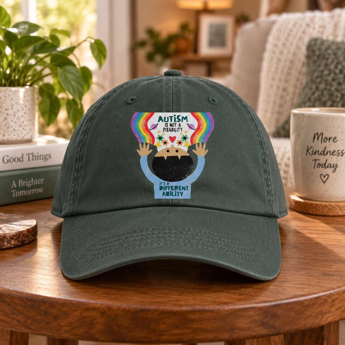 Different Ability Autism Acceptance Hat (Autism Is Not a Disability) — Dad Cap