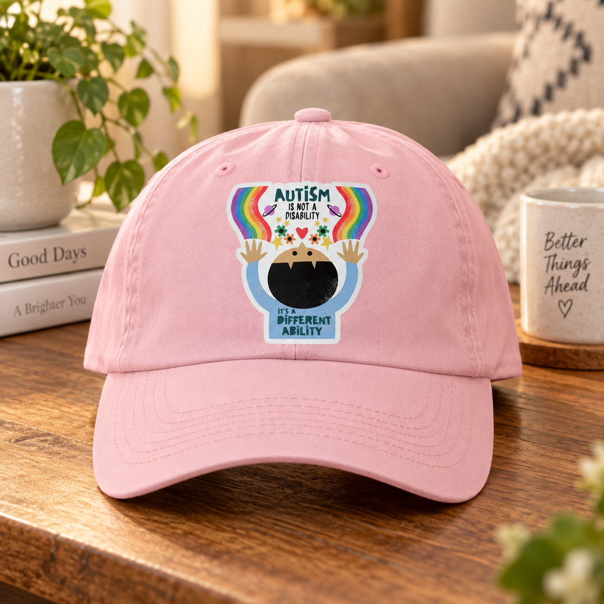 Different Ability Autism Acceptance Hat (Autism Is Not a Disability) — Dad Cap