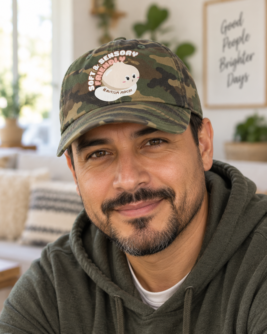 Cute Mochi Autism Awareness Hat (Soft & Sensory Friendly) — Dad Cap