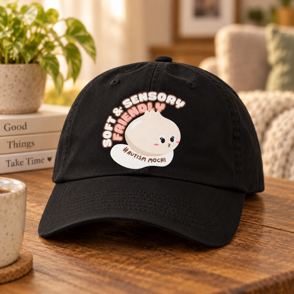 Cute Mochi Autism Awareness Hat (Soft & Sensory Friendly) — Dad Cap