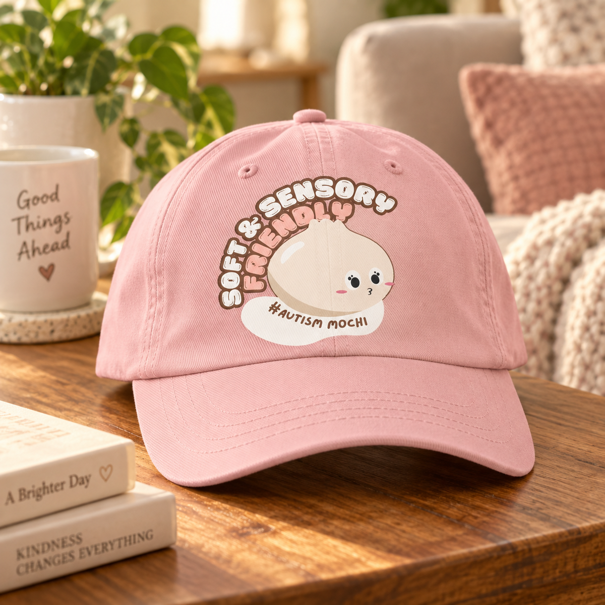 Cute Mochi Autism Awareness Hat (Soft & Sensory Friendly) — Dad Cap