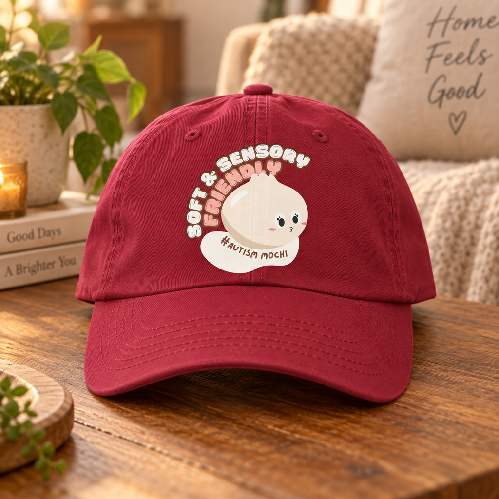 Cute Mochi Autism Awareness Hat (Soft & Sensory Friendly) — Dad Cap
